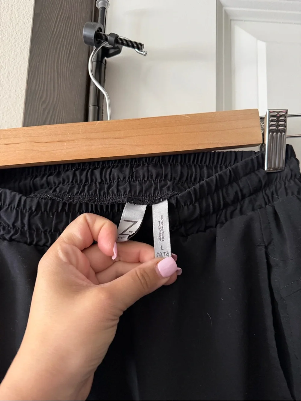 Zella Black Elastic-Waist Athletic Shorts kids